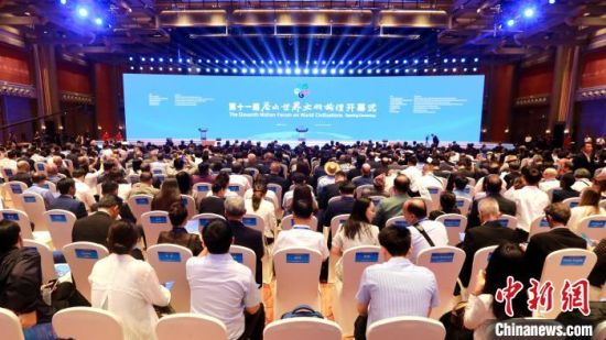 　　第十一屆尼山世界文明論壇9日在曲阜尼山開幕。梁犇 攝